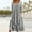 Grey, variant on Women's Casual Loose Dress Women's Long Sleeve Dress Casual Crewneck Loose Flowy Ruched Dresses Party Gowns for Women Dress for Women Small Day Dresses for Women Summer Dress for The Beach Mature