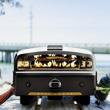 UPC: 0810084240106 | Halo Versa 16 LP Gas Portable Outdoor Pizza Oven w/ Rotating Cooking Stone