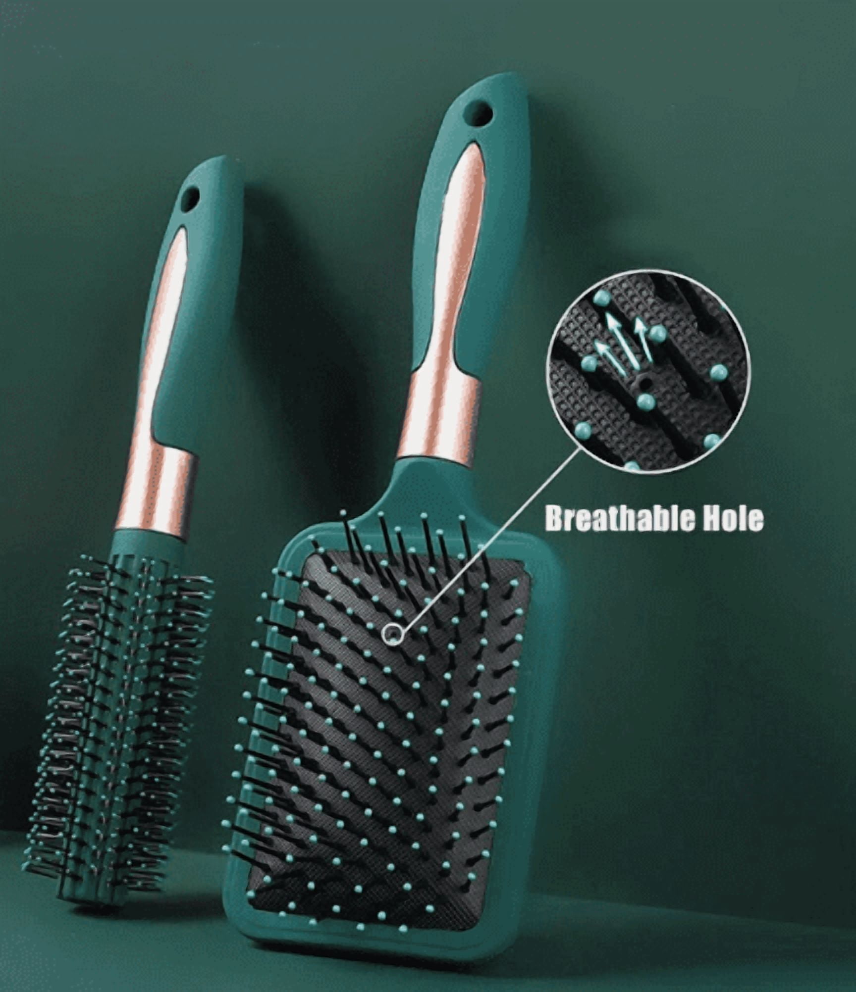 Hair Brush for Women Anti-Static Vented Styling Brush – Detangling Massage Hairbrush for Wet & Dry Hair, Fast Blow Dry Vent Brush