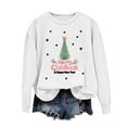 thumbnail image 2 of EGNMCR Chandails en Molleton à Capuche pour Femmes, Chandails en Molleton pour Femmes, Chandail à Capuchon Décontracté à Manches Longues de Noël Mode Décontractée à Manches Longues Col Rond Imprimé Chandails en Molleton Blouse pour Femmes, 2 of 4