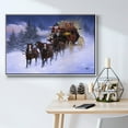 thumbnail image 6 of Nick's Express - Framed Gallery Wrapped Holiday Canvas - 25 x 37 - White Frame, 6 of 9