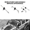 thumbnail image 4 of Eje trasero delantero completo de acero Tholdsy RCGOFOLLOW para 1/12 RC MN MN128 MN86 G500 accesorios Kits de construcción modelo Plata, 4 of 6