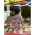 thumbnail image 3 of Camisa hawaiana Disney Pixar Cars Lightning McQueen para niño, 3 of 7