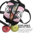 thumbnail image 5 of Kuromi And My Melody Lunch Bag, Insulated Lunch Bag for Women Men Lunch Box Container Bag Reusable Lunch Tote Bag for Office, Work, Beach, Travel, Picnic, 5 of 7