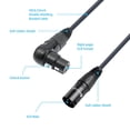 thumbnail image 3 of Cable XLR Divinal XLR hembra en ángulo recto a XLR macho recto, 3 of 8
