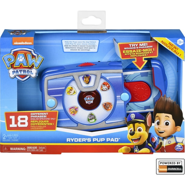paw patrol interactive ride on play set