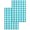 Turquoise, variant on Turquoise Checkered Kitchen Dish Towels for Drying Dishes Set of 3, Farmhouse Buffalo Plaid Waffle Weave Microfiber Hand Tea Bathroom Towels Quick Dry & Absorbent Towel 12x12