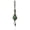 Green, variant on Heavy Duty Retractable Keychain Carabiner Badge Holder 70cm Steel Cord Tactical Key Reel for Hiking Backpack Belt Loop