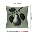 thumbnail image 4 of nygtbtfer Green Pear Pillow Cover, Soft Decorative Cushion Case Square Throw Pillow Cover for Sofa Living Room Couch,Multi-Size White, 4 of 7