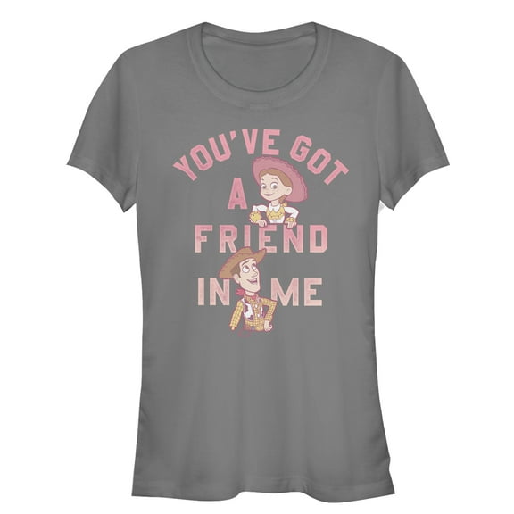 Junior's Toy Story Jessie Friend in Me Graphic Tee Charcoal 2X Large