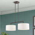 thumbnail image 2 of Livex Lighting - Meridian - 2 Light Linear Chandelier in Modern Style - 14, 2 of 16