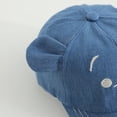 thumbnail image 5 of CAUYDY Baby Boys Baseball Cap Toddler Boy Baseball Hat Kid Ball Cap Newborn Hats Boys Girls Toddler Snapback Hat Kids Trucker Hats (Sizes 3-8 Years,H03-Dark Blue), 5 of 9