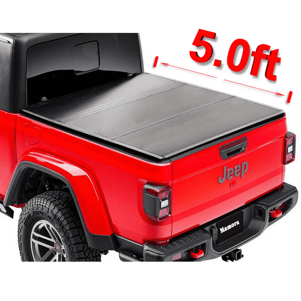 Mamoru Hard TriFold Solid Tonneau Cover For 2020 2021 2022 2023 Jeep