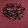 thumbnail image 3 of Ford - Camiseta Motor Co Vintage para Hombre (Burdeos Retro), 3 of 3
