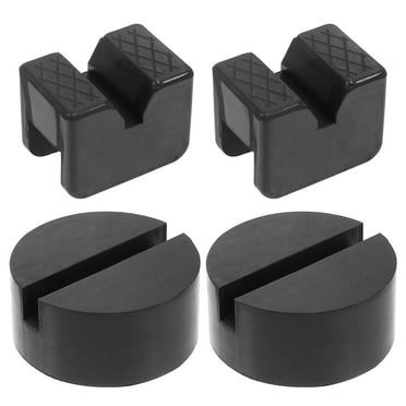 4pcs 2 Types Universal Car Jack Pad Slotted Puck Support Frame Rail Pinch Weld Protector