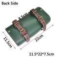 thumbnail image 4 of Bolsa de motocicleta sillín Zulema Natural World Vintage cuero manillar asiento trasero de herramientas regalo para hombres y mujeres Estuche para manillar de bicicleta, 4 of 5