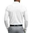 thumbnail image 4 of Men's Breeze Polo Shirt Long Sleeve Golf Shirts Quick Dry Lightweight Button Casual Collared Shirts, M, 4 of 8
