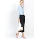 thumbnail image 3 of INSPIRE CHIC Blusa Elegante De Oficina De Trabajo Para Mujer, Camisa Plisada Con Cuello De Lazo Y Manga Larga Azul claro M, 3 of 6