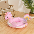 HYYANGUWENTI Adorable Pony Shaped Swimming Ring with Convenient Handle