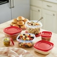thumbnail image 7 of Rubbermaid Easyfindlid, 14 Cup, Square Plastic Food Storage Container, 7 of 7