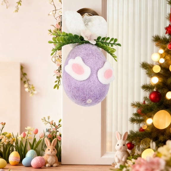 Easter Egg Ornaments, Hanging Decorations, Simulated Easter Egg Holiday Party Decor, Plastic Easter Decorative Hanging Ornaments For Doors Walls Windows
