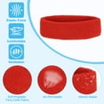 thumbnail image 3 of Uxcell Sweatband Headbands, Terry Cloth Sweat Band for Women Men Sports Basketball Tennis Athletic, Red 4 Pcs, 3 of 6