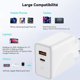 thumbnail image 3 of 30W Fast Charger with 2 Ports - PD20W + QC 3.0 for iPhone 16 Pro, iPhone 16 Pro Max, iPhone 16 Plus, iPhone 15 Pro, 15 Plus - White, 3 of 4