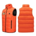thumbnail image 4 of QATAINLAV Sale of the DayHeated Vest, Unisex Winter Heated Vests Outerwear for Women and Men, Lightweight USB Electric Heated Clothing Vest with 3 Heating Levels Orange M, 4 of 8