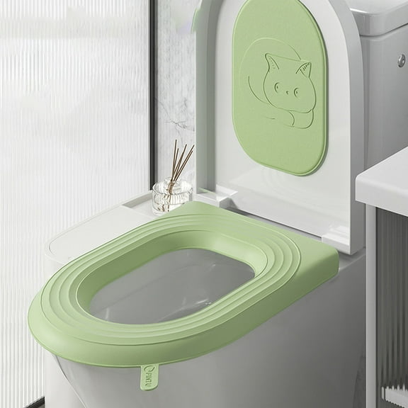 Toilet Seat Covers Disposable (30 Pack) - XL Waterproof Toilet Cover for Toddlers, Kids & Adults - Portable & Individually Wrapped for Travel, Potty Training, Vacations, Public Restrooms (Blue)