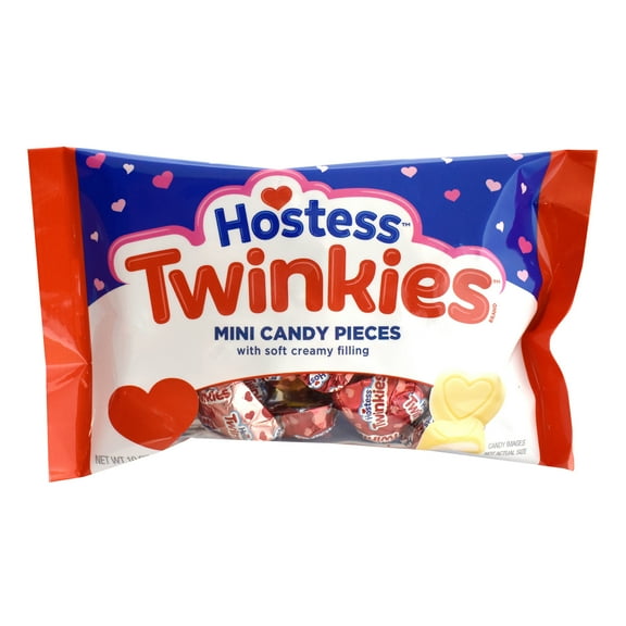 Twinkies Mini Candy Pieces Valentine Hearts, 10 oz