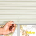 thumbnail image 3 of Grand Off-White 47 in. W X 72 in. H Cordless Light Filtering Vinyl Mini Window Blinds with 1 in. Slats, 3 of 7