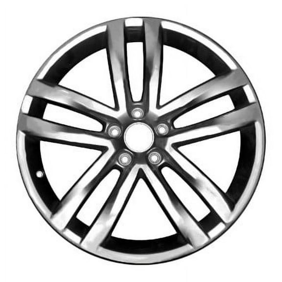 KAI 19 X 8 Reconditioned OEM Aluminum Alloy Wheel, All Painted Medium Silver, Fits 2016-2019 Volkswagen Passat