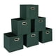 thumbnail image 1 of Juego de 6 cubos Storage Cube Bins Household Essentials, color verde, 1 of 6