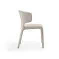 thumbnail image 5 of Manhattan Comfort Conrad 17.3" Faux Leather Dining Chair in Cream (Set of 2), 5 of 7