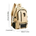 thumbnail image 5 of Large Travel Backpack, Carry On Backpack,Hiking Backpack Waterproof Outdoor Sports Rucksack Casual Daypack, 5 of 5