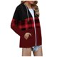 thumbnail image 2 of Puntoco mujeres Casual manga larga bolsillo suelto estampado cremallera medio y largo tops sudaderas con capucha blusa de mujer Puntoco Puntoco-839, 2 of 7