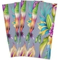 thumbnail image 2 of GZHJMY Hummingbird on Purple Flowers 4PCS Kitchen Towels Dish Clothes Absorbent Dishcloths Reusable Rapid Drying for Kitchen Bathroom Hotel Household Hand Towels 29"X18" inch, 2 of 7