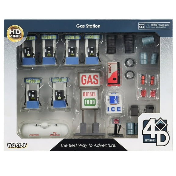 WizKids 4D Setting: Gas Station - Accessory, Tabletop RPG Accessory