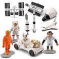 thumbnail image 2 of 10pcs Pequeño astronauta Figurina Astronauta Figura Exploración del espacio de juguetes para niños BRETOYIN BRETOYIN, 2 of 2