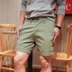 thumbnail image 3 of Pantalones cortos cargo para hombre, ropa de calle ancha, moda 2024, pantalones cortos bermudas para hombre, cintura elástica elástica, bolsillo frontal, diseño desgastado, 3 of 5