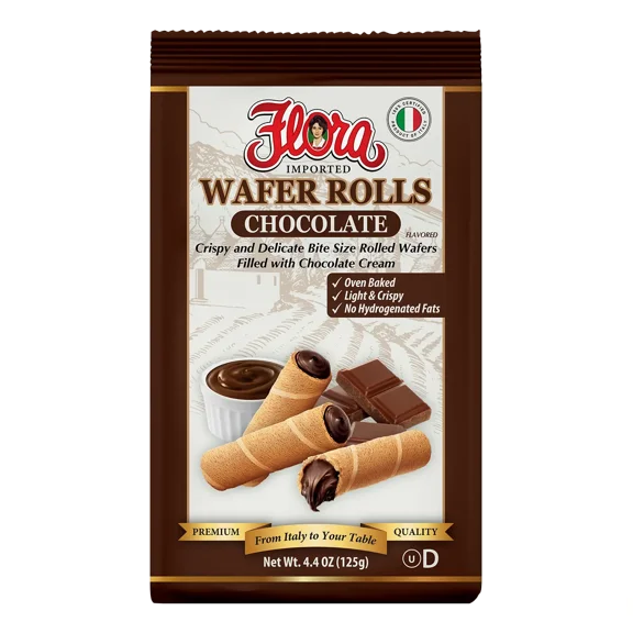 Chocolate Wafer Rolls