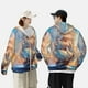 thumbnail image 4 of Fotbe Sailing Ship Ocean Sunset Chaqueta con Protección Solar UPF 50+ para Hombre y Mujer, Camisa con Capucha y Bolsillos-Medium, 4 of 7