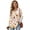 White-Floral, variant on DISNIMO Floral Printed Sweatshirts for Women Long Sleeve Hoodies Waffle Pullover Tops Fall Winter Outfits, S