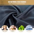 thumbnail image 4 of GustaveDesign Satin Silk Pillowcase for Hair and Skin Health, Both Sides Silk Pillow Cover with Envelope Closure (Black,King), 4 of 11