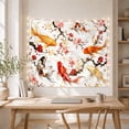 thumbnail image 5 of Koi Fish and Cherry Blossoms Floating in Watercolor Swirls, Serene Japanese Inspired for Nature Lovers, Asian Art Decor, Housewarming Gift, Tapestry Wall Hanging for Bedroom and Living Room, 5 of 7