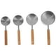 thumbnail image 1 of GOOHOCHY 1 juego de tazas medidoras, herramienta de medición precisa, tazas medidoras para hornear con mango de madera, 1 of 8