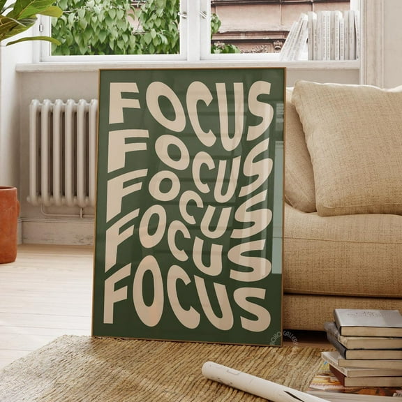 Dark Green Art Trendy Aesthetic Wall Art Green Abstract Prints Minimalist Olive Green Wall Art Home Decor Bedroom Positive Quote Wall Art, Modern Wall Decor, 8x12 UNFRAMED