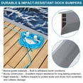 thumbnail image 3 of Gaahing Heavy-Duty Boat Dock Side Bumper, Full Face Dock Edging Guard for Piling and Pier Protection, Includes Mounting Screws and Adhesive, 3 of 7