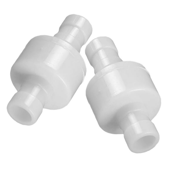 Worgeous 2pcs Water Dispenser Fitting Plastic Check Valve Anti-Backflow Water Valve Reusable Plastic Connector Hose Connectors Check Valve Replacement