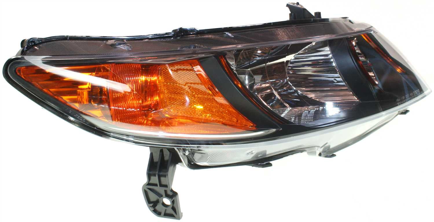 Headlight Compatible With 2006-2009 Honda Civic Right Passenger Halogen